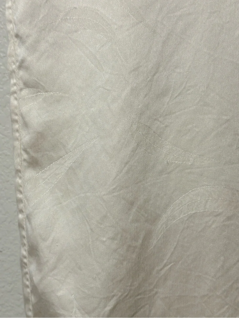 Legna SDH Ivory Satin Feel Lyocell King Size Single Pillow Case Made in Italy